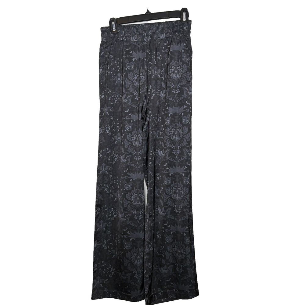 RARE Greyson Women’s Sm Wide-Leg Satin Lounge Pants 'La Vie En Rose" Whimsigoth